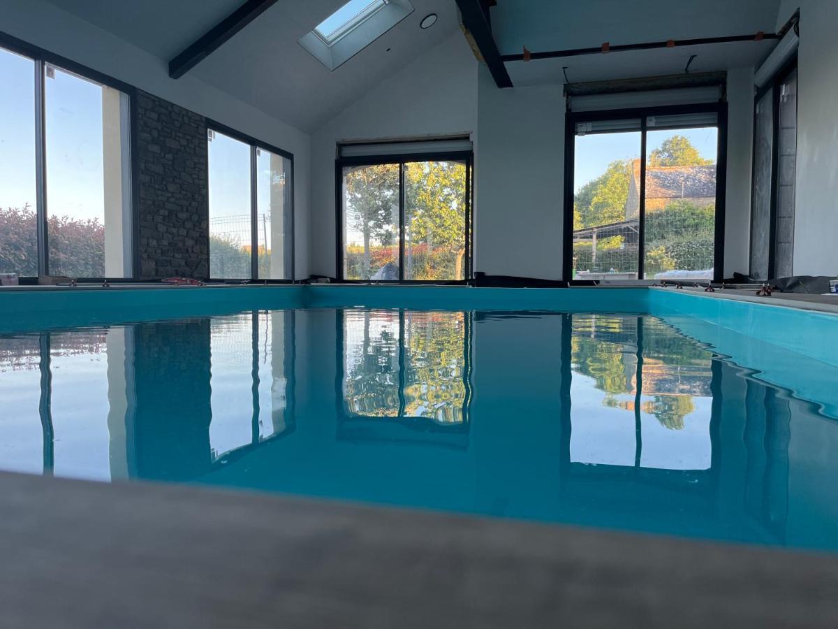 Gite Ti Coz Ex Ti Maen Piscine Interieure 12 Personnes Caden 外观 照片