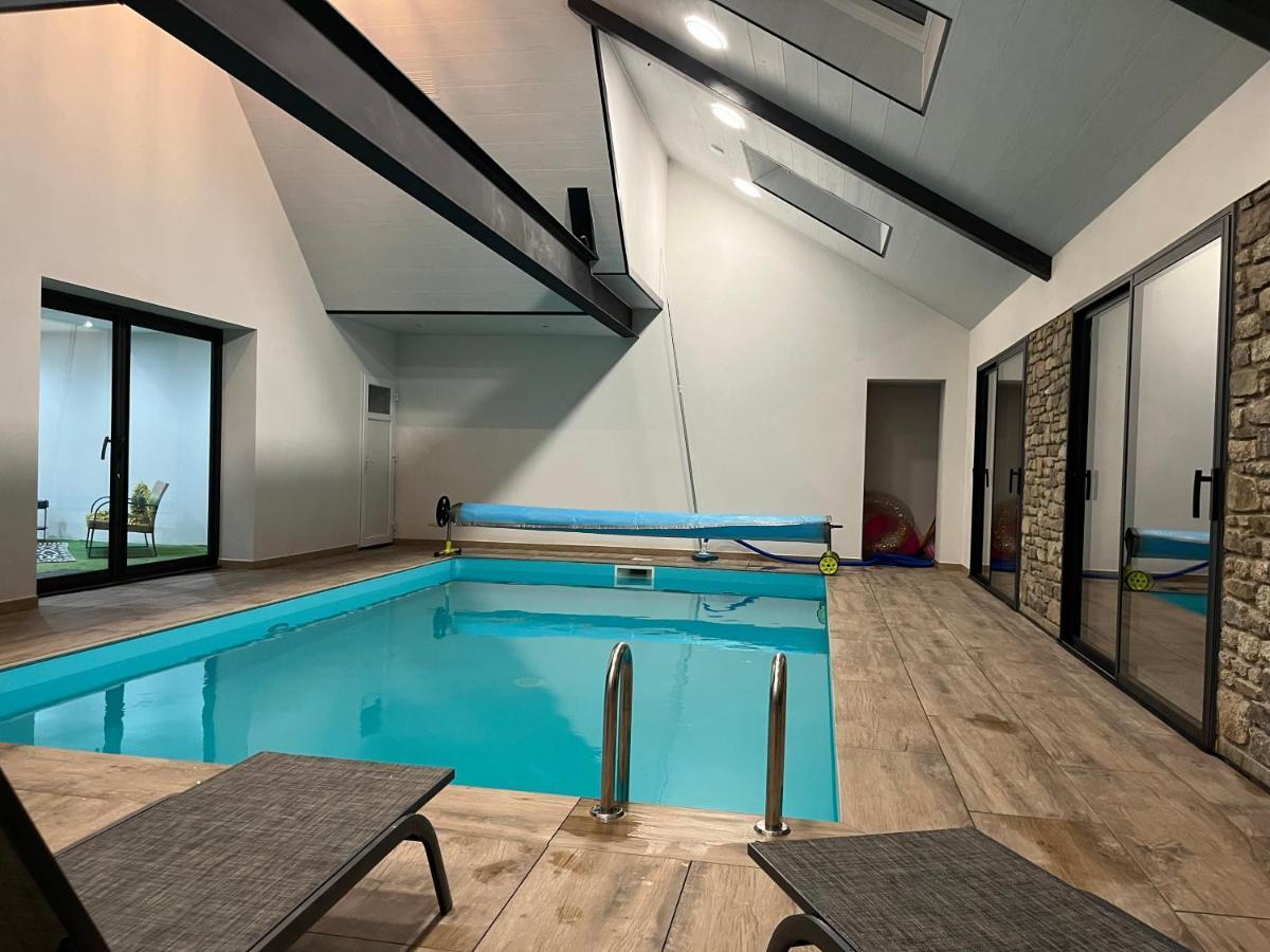 Gite Ti Coz Ex Ti Maen Piscine Interieure 12 Personnes Caden 外观 照片